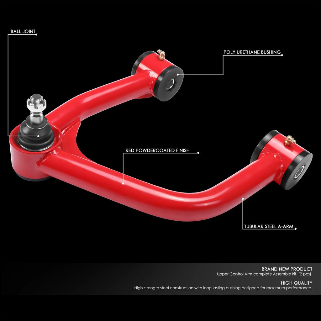 J2 Front Upper Control Arms for Toyota Sequoia Tundra (2007–2022) 2-4" Lift