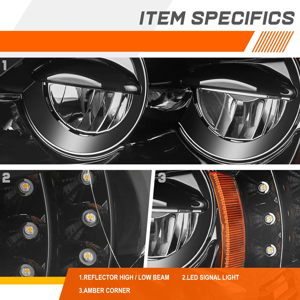 Clear Lens Front Fog Lights for Toyota RAV4 (2019–2020)