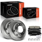Rear Disc Brake Rotors & Ceramic Pads for Hyundai Entourage Kia Sedona (2007–2010)