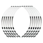 17" Rim Stripes Wheel Tape Decals for KAWASAKI NINJA 1000/R/SX 250/R 300