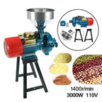 Electric Grinder for Wet and Dry Grain Milling