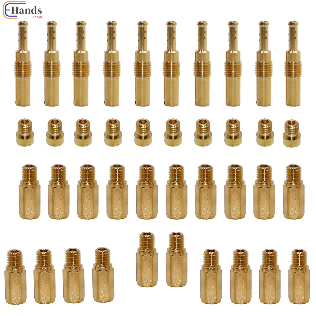 30PCS Carburetor Main Jets & 10PCS Slow Jets for PWK Keihin (Fits Various)