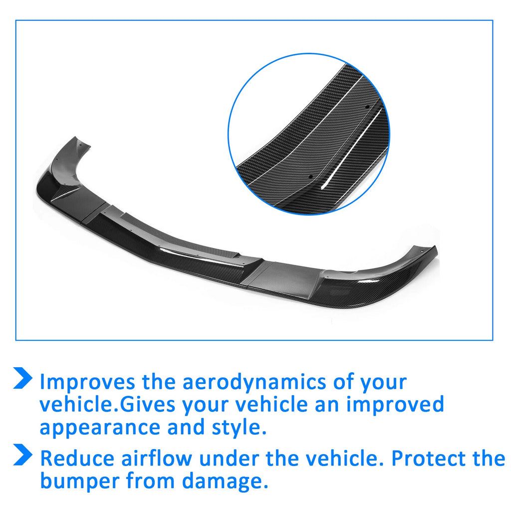 C6 ZR1 Style Front Splitter Lip for Corvette Base Models (2005–2013)
