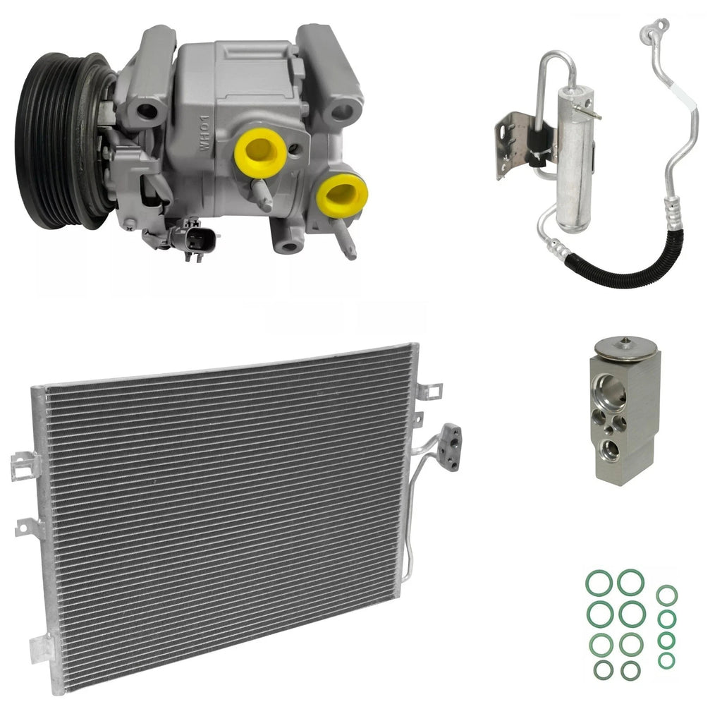 AC Compressor Kit with Condenser for Dodge Journey 3.6L (2011–2018)