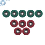 4 Inch Scour Flap Discs for Angle Grinder (Pack of 10, 180 & 320 Grit)
