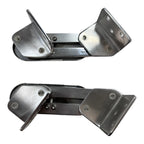 Set of 2 Roll Back Bolster Seat Hinges for Marine Town (Stainless Steel)