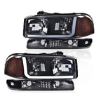 LED DRL Headlights Bumper Lamps for GMC Sierra/Yukon (1999–2007)