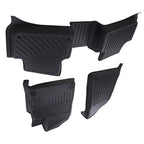 Set of 4 All Weather Floor Mats for Audi Q8/SQ8 (2019–2025) Rubber Black