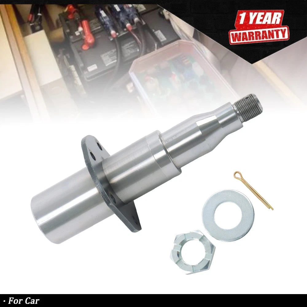 Circular Trailer Axle Spindle for 7000lbs (2011) with Brake Flange & Fasteners