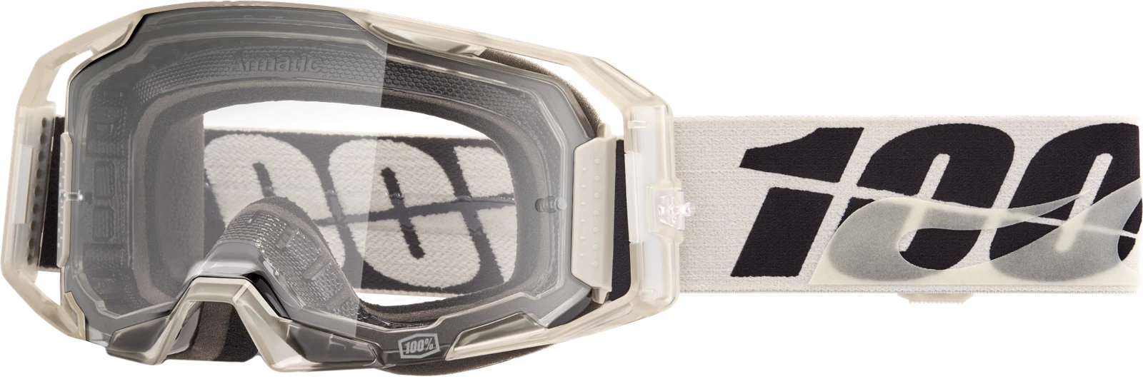 Armatic MX Goggle with Clear Lens for Offroad Motorcycle (100% MX)