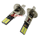 2X HID White 24-SMD H1 LED Replacement Bulbs for Fog Lights