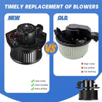 Heater A/C Blower Motor w/ Fan Cage for Chevrolet Malibu Pontiac G6 Saturn Aura (2008–2012)