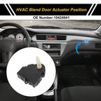 HVAC Heater Blend Door Actuator for Buick Rendezvous (2002–2007) No. 10424941