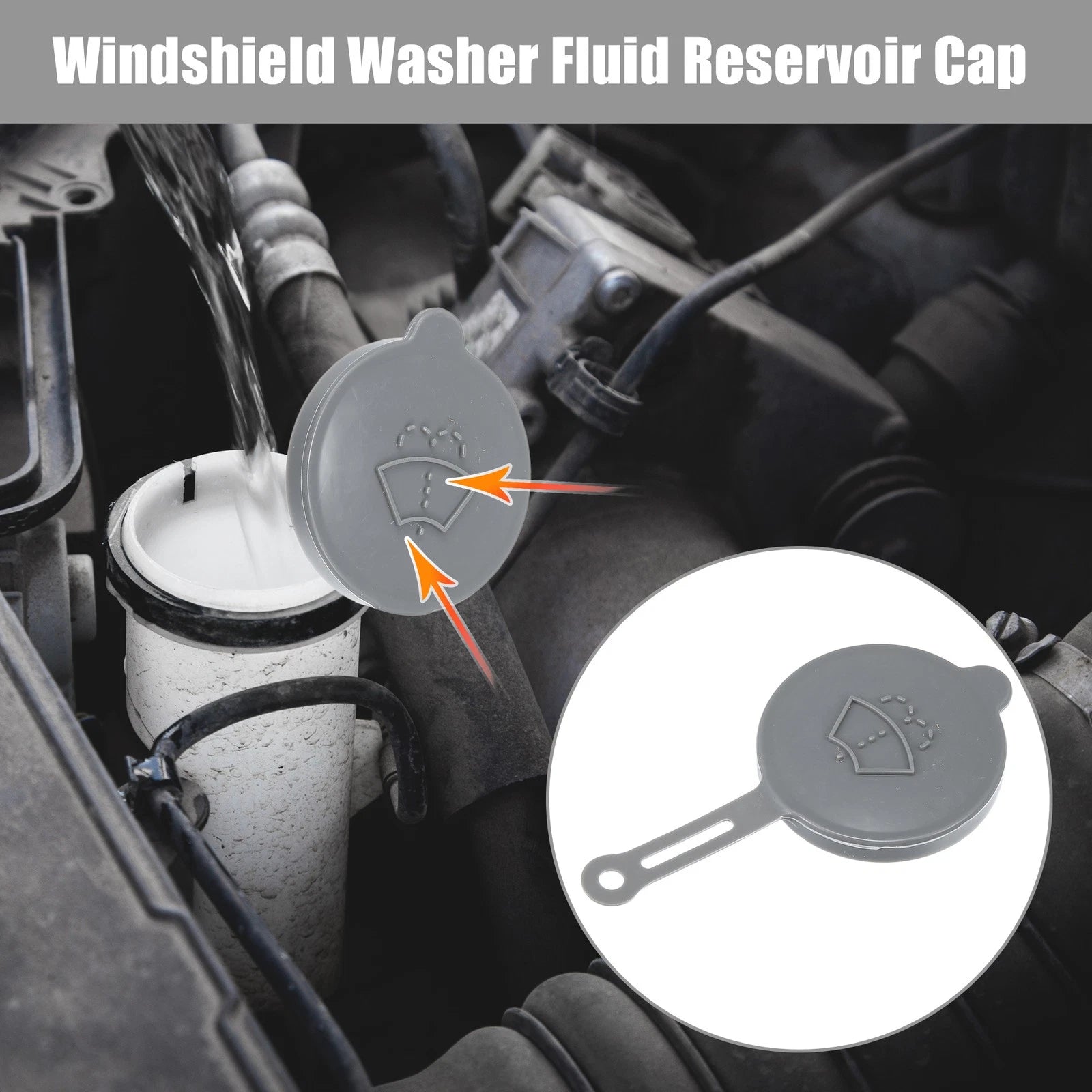 Windscreen Washer Wiper Fluid Reservoir Cap for Nissan 350Z (2003–2009)