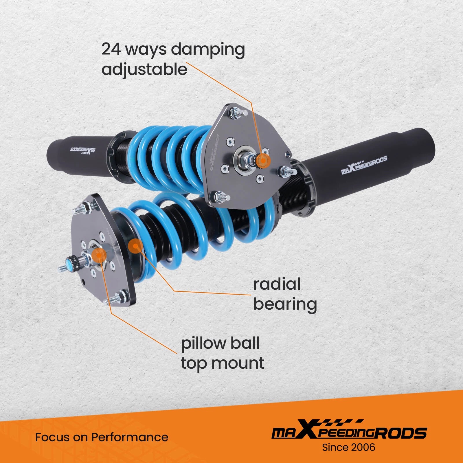 Coilovers Lowering Suspension Kit for Audi A4 B9 (2015–2021)