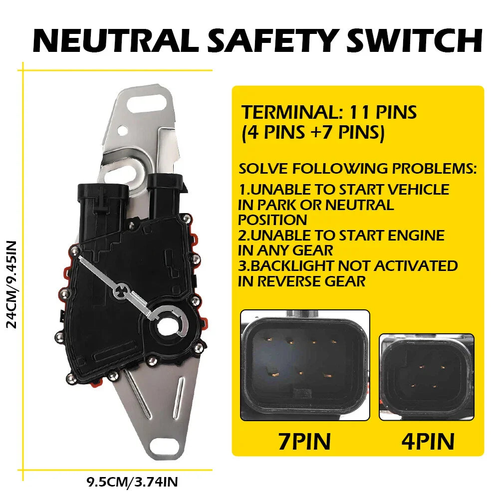 Park Neutral Safety Switch for Chevy/GMC GM 4L60E (1999–2003)
