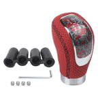 5 Speed Leather Manual Transmission Lever Knob for