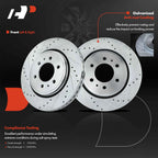 Front Drilled Brake Rotors for Ford F-150 Expedition Lincoln Navigator (1997–2023)
