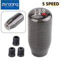 Carbon Fiber Manual Gear Shift Knob for Universal 5 Speed