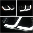 LED DRL Projector Headlight Pair for Jeep Grand Cherokee (2014–2016)