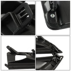 Set of 2 Black Fog Light Bezels for Infiniti Q50 (2018–2020)