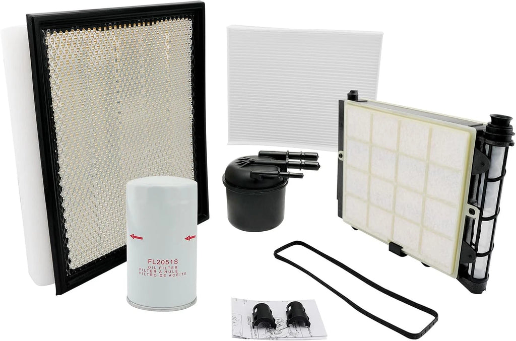 6.7L Diesel Fuel Oil Air Filter Kit for Ford F250 F350 (2020–2023) FA2031 FD-4624 FP92