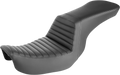 SADDLEMEN Step-Up Seat for Dyna (806-04-191) - Front Tuck-n-Roll - Black