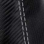 E Brake Boot Cover for BMW F30 F31 F32 F33 F34 F35 (2014–2019) Carbon Fiber White Stitch