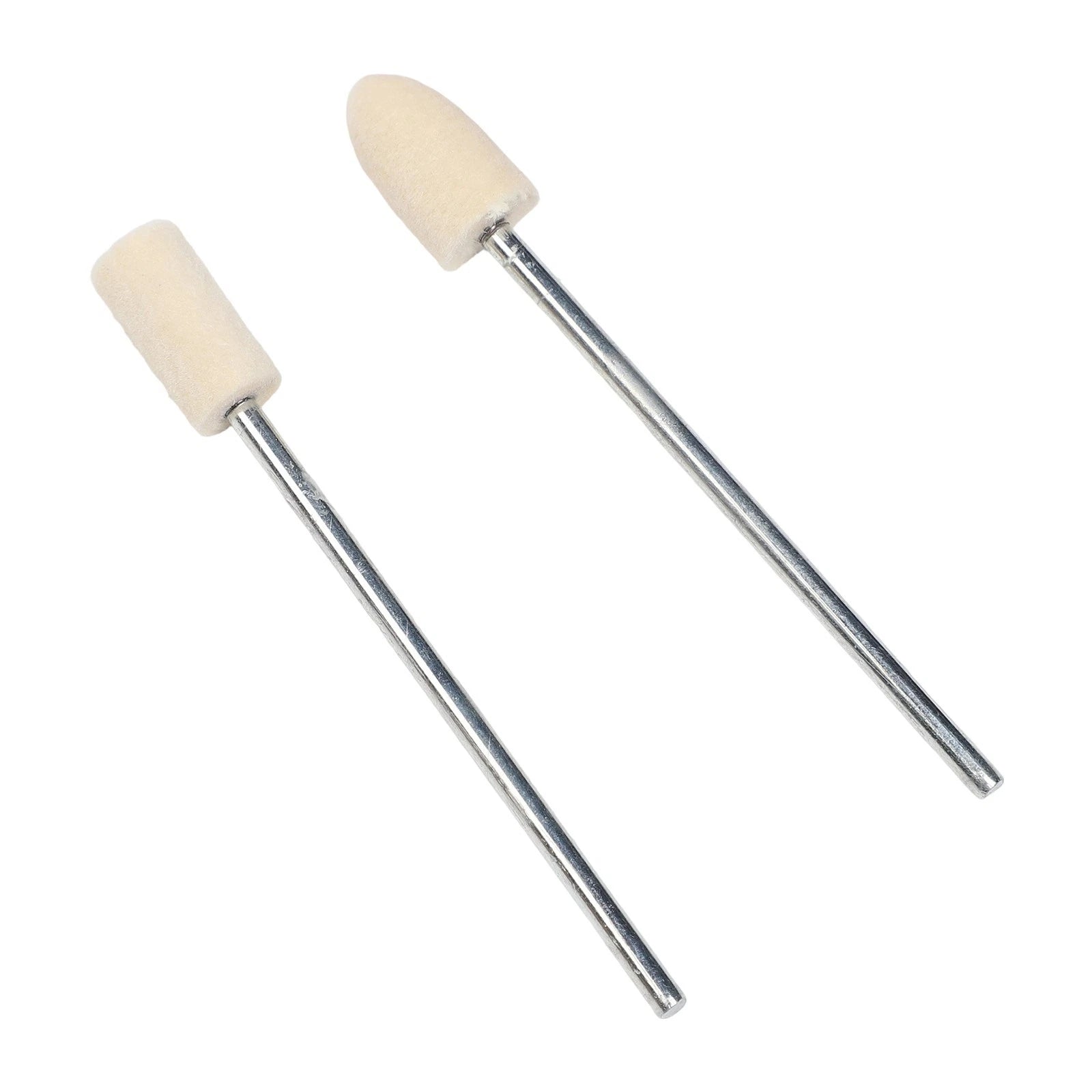 Set of 14 Wool Grinding Heads for Rotary Tools (65mm Handle)