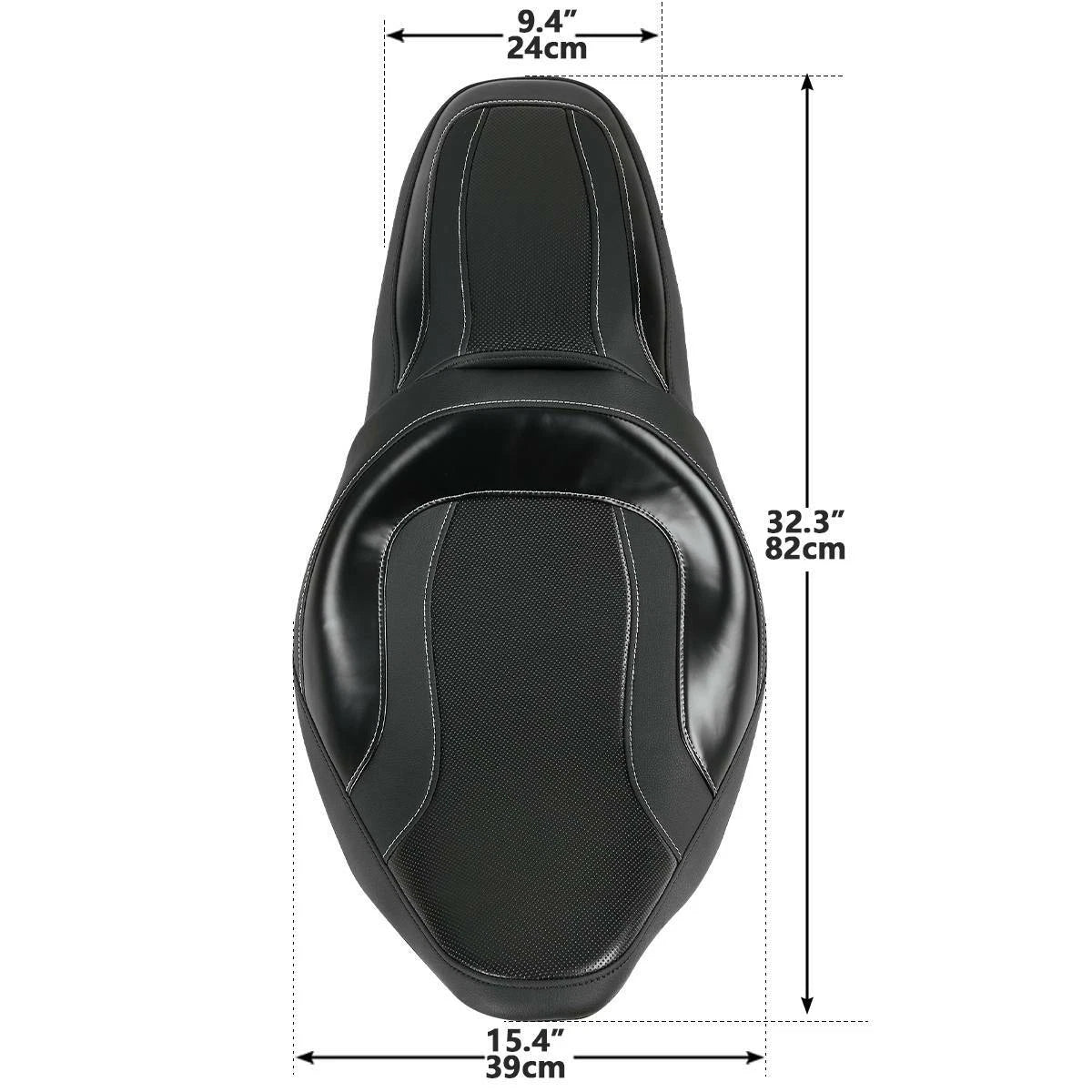 Passenger Seat for Harley Touring Electra Road Glide (2009–2023) Black