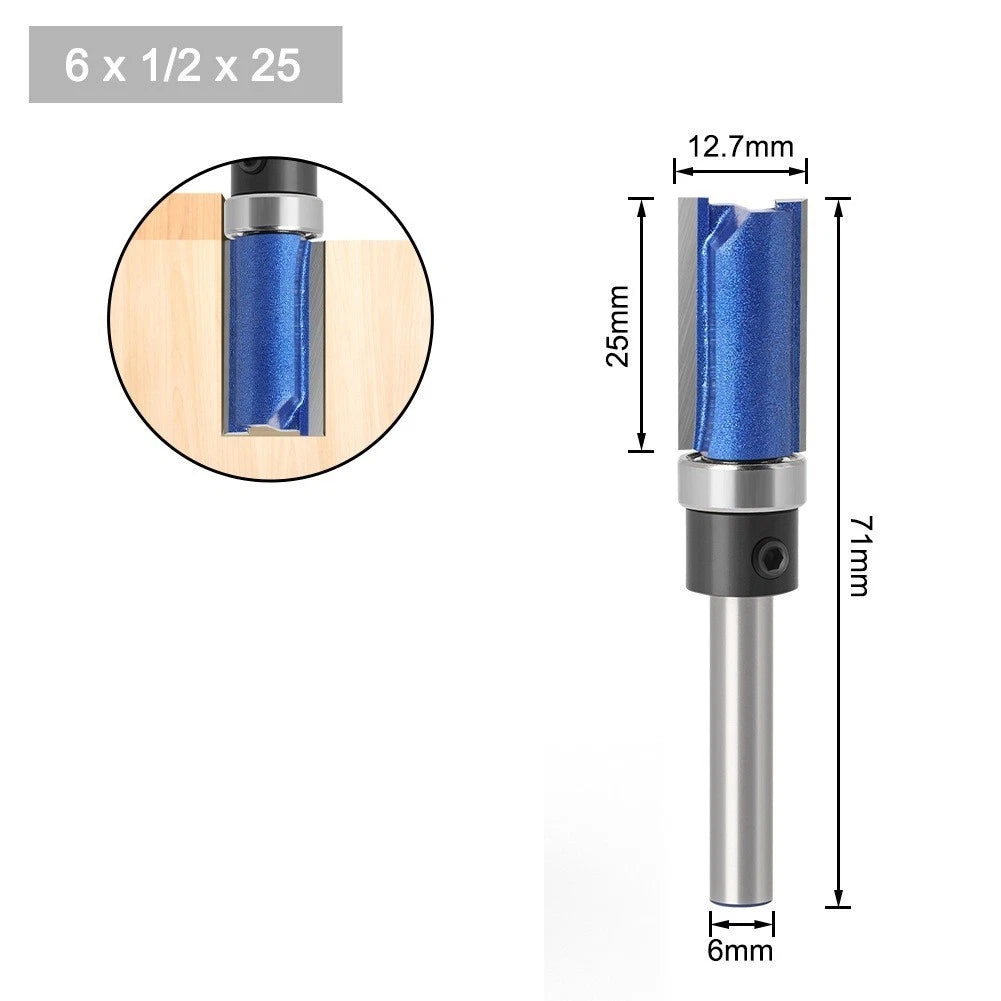 6mm Shank Top Bearing Router Bit for Accessories