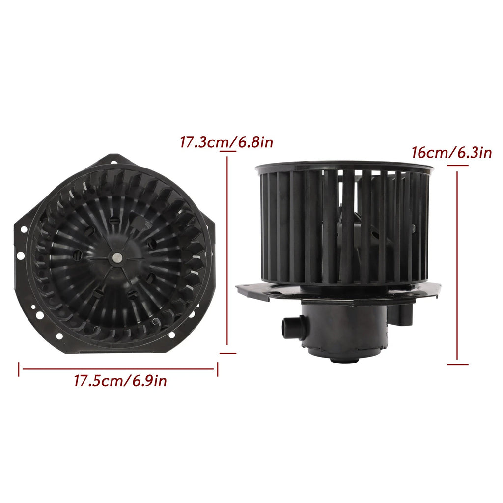 Front AC Heater Blower Motor with Fan Cage for Chevy Blazer S10 (1995–2005)