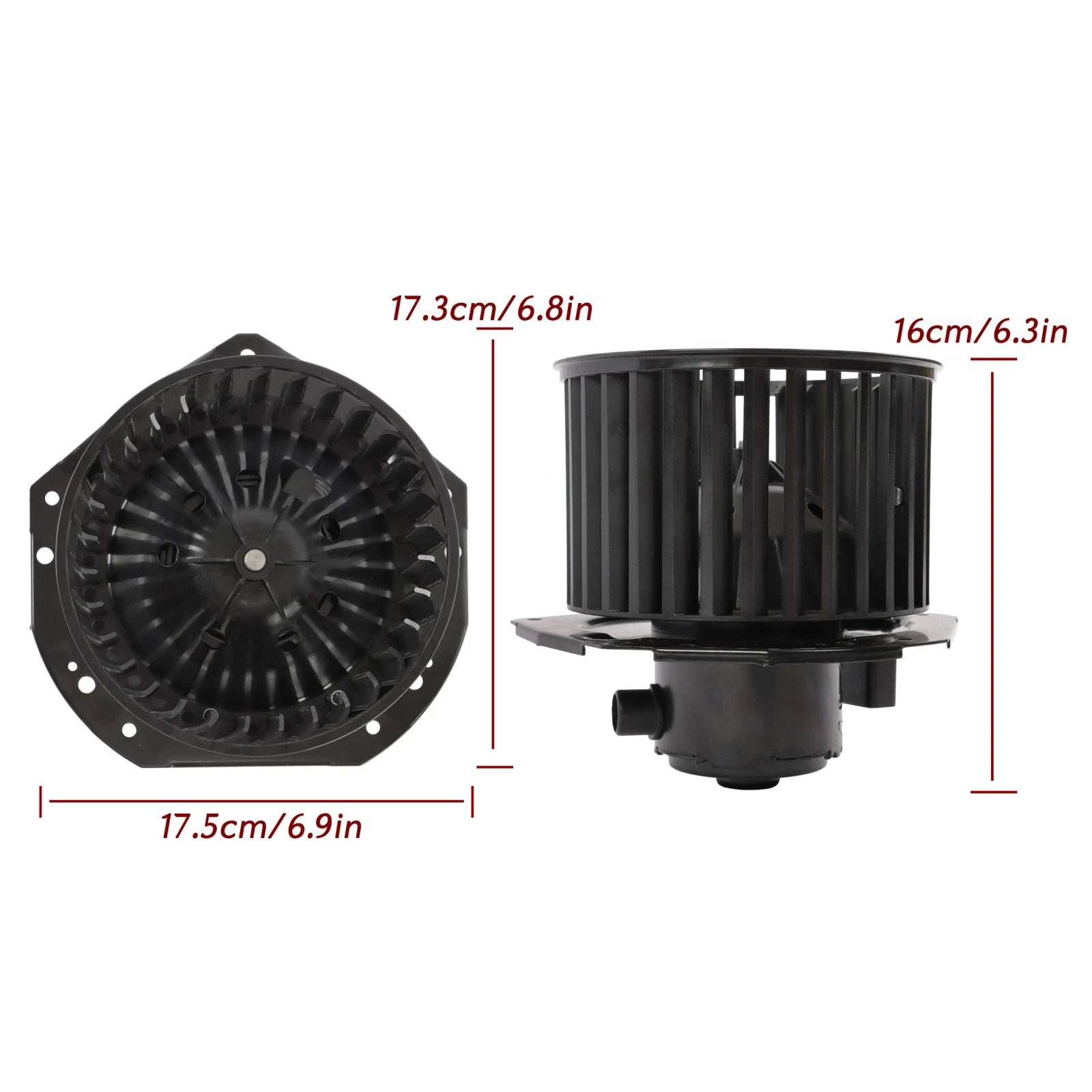 Front AC Heater Blower Motor with Fan Cage for Chevy Blazer S10 (1995–2005)