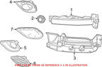 Fog Light Trim for Dodge (68226543AA)