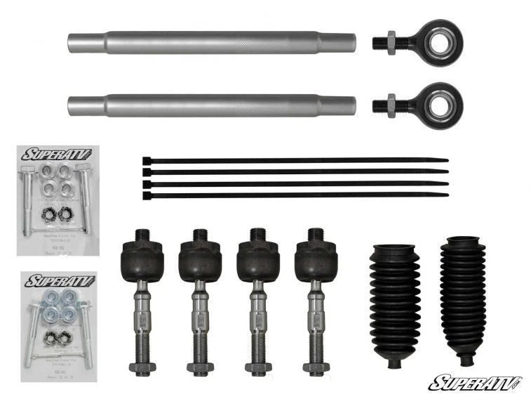 SuperATV Heavy Duty Tie Rod Kit for Can-Am Commander 800/1000 (2011–2015)