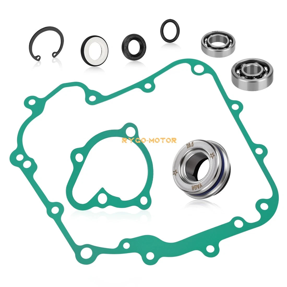 Water Pump Gasket Bearing Seal Kit for Kawasaki KVF300 Brute Force 300 (2012–2024)