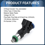 Set of 6 Fuel Injectors for Dodge Avenger R/T (2008–2010) No.04591986AA