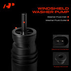 Windshield Washer Pump with Rubber Grommet for Chevy Silverado