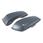 Hard Saddlebag Lids for Harley Touring Road Street Glide (2014–2024) Gunship Gray