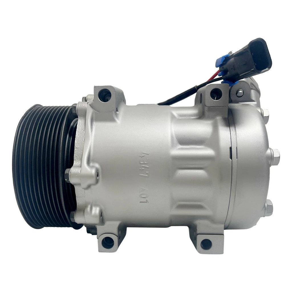 AC Compressor with 10-Groove Pulley Replacement for Ford F-Series (2008-2016)