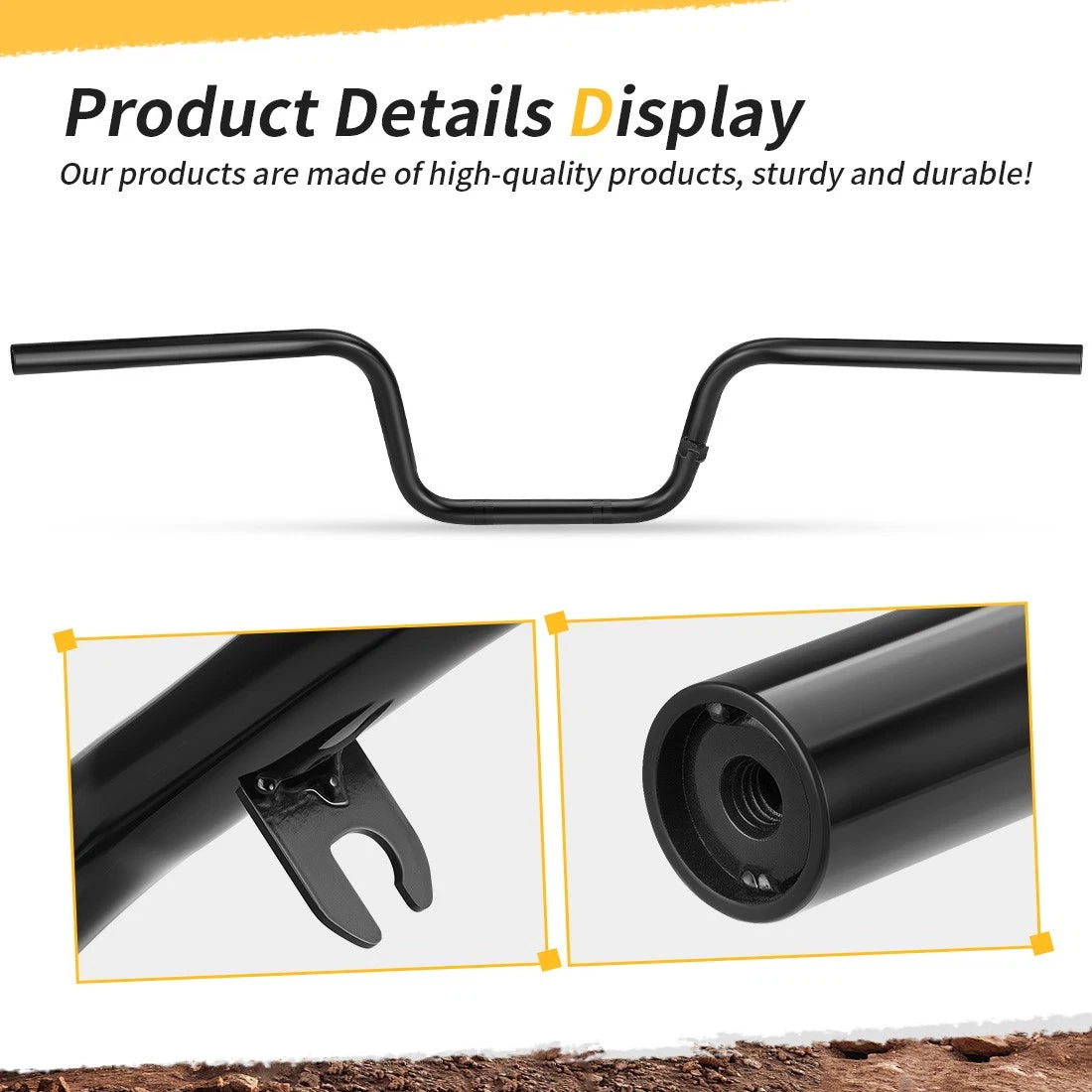 Heavy Duty Handlebar & Grips for Honda Rubicon 500 TRX500FA TRX500FGA (2005–2007)