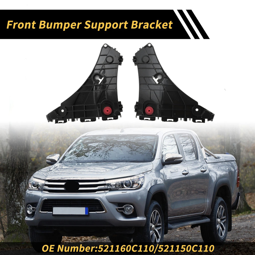 Pair Front Bumper Support Bracket for Toyota Tundra (2014–2021) No. 521160C110