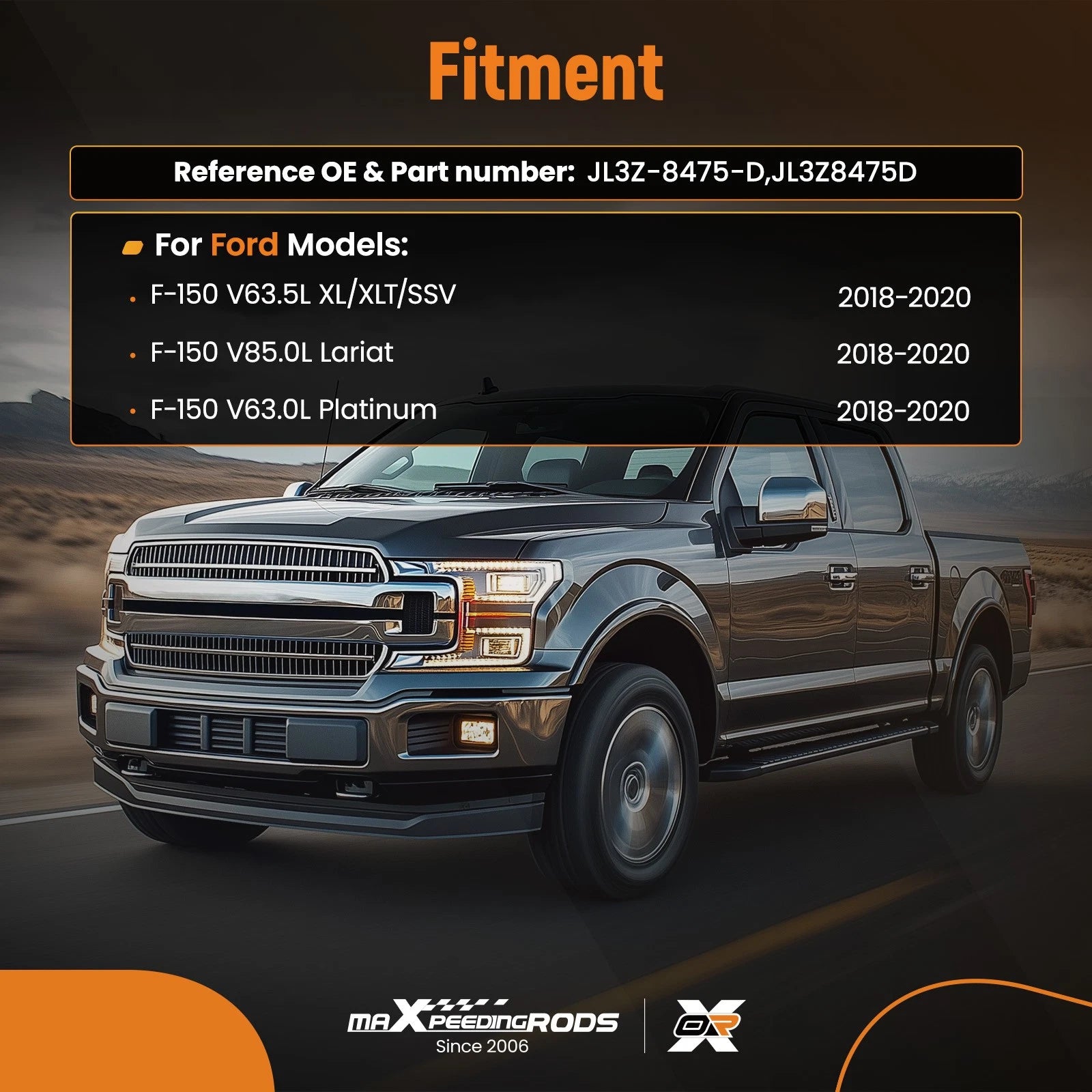 Cooling grille shutter for Ford F-150 (2018-2020)