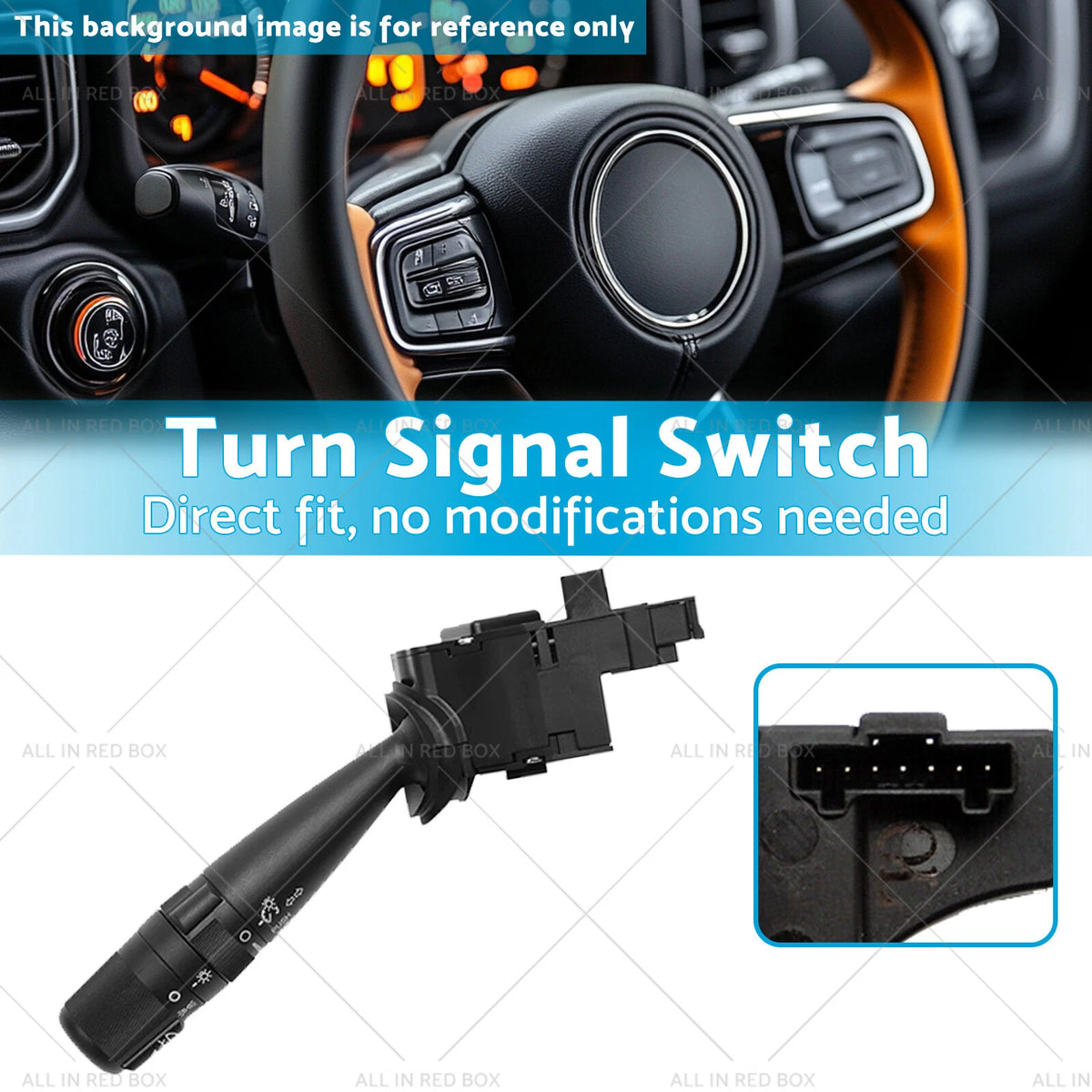 Turn Signal Switch for Jeep Grand Cherokee Wrangler Dodge Journey Nitro (2005–2021)