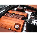 Chrome Cap Covers Green Carbon Fiber Inlay for 2005–2013 Chevy Corvette