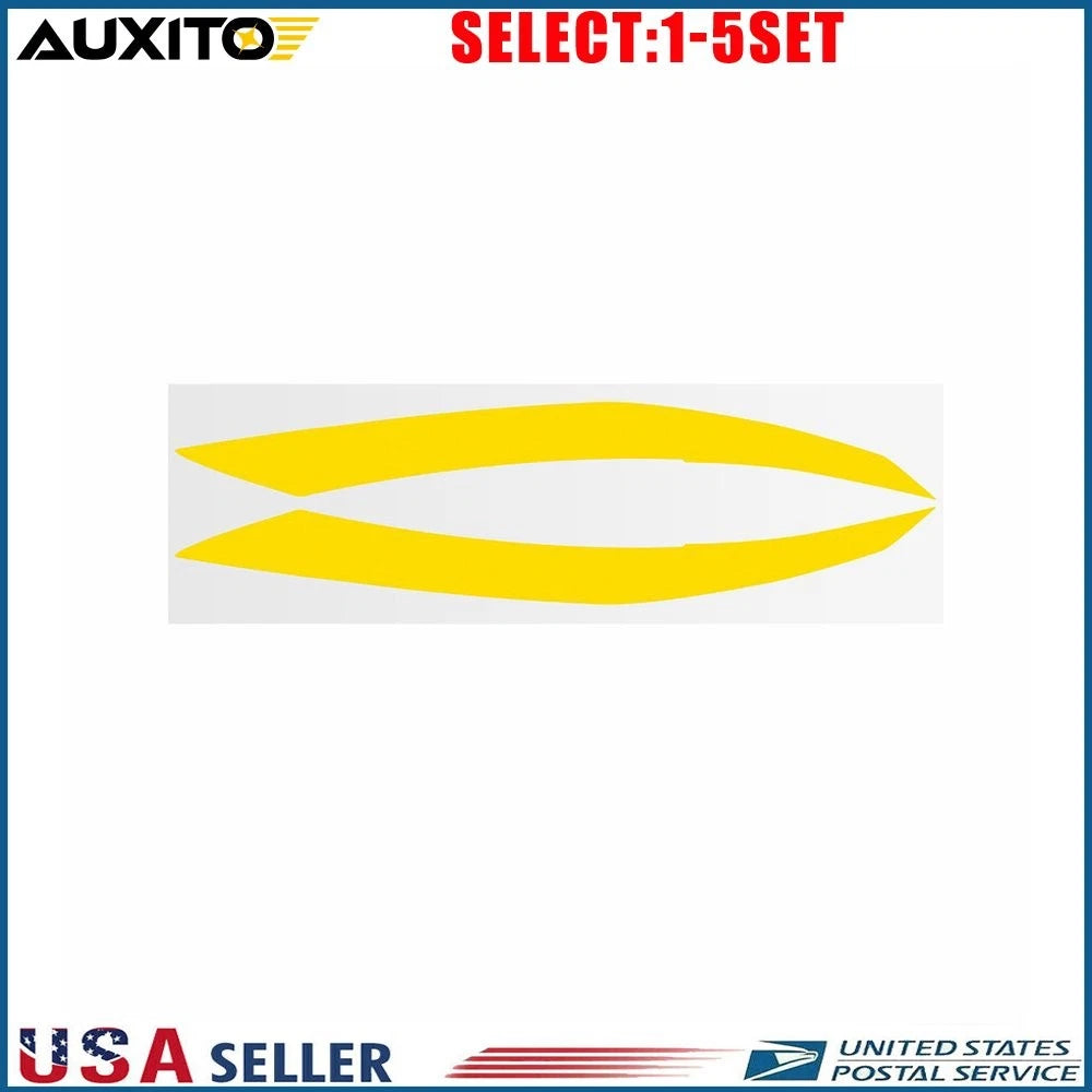 2X Amber Headlight Daytime Running Light DRL Tint for Lexus IS350 IS300 (2021–2025)