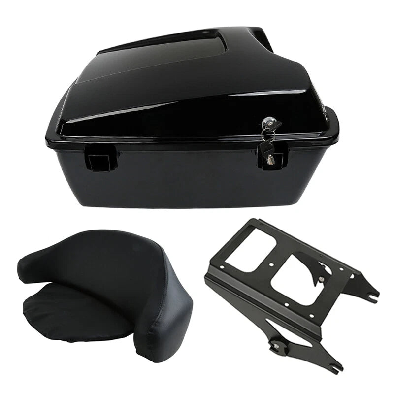 Chopped Trunk Luggage Backrest Mounting Rack for Harley Touring (2009–2013)
