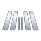 6pc Pillar Covers Chrome Replacement for Hyundai Amanti (2004–2010)