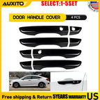 Set of 4 Gloss Black Door Handle Covers for Honda Civic (2016–2021)