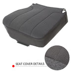 Driver Bottom Cloth Seat Cover for Dodge Ram 1500 2500 (2002–2005) Dark Gray